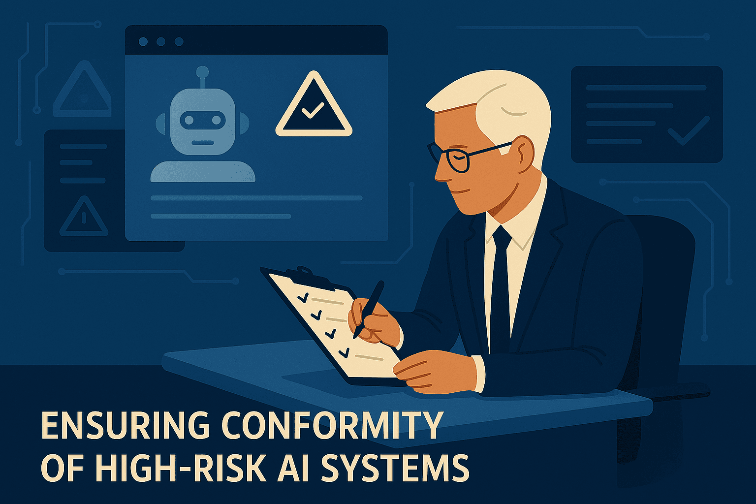Data scientist analyzing bias in training data with visualizations of unequal distribution