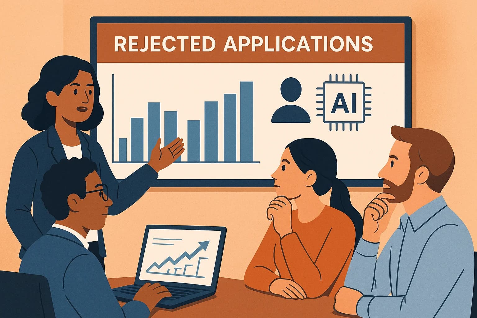 CFO and management team discuss the benefits of transparent AI systems and cost savings