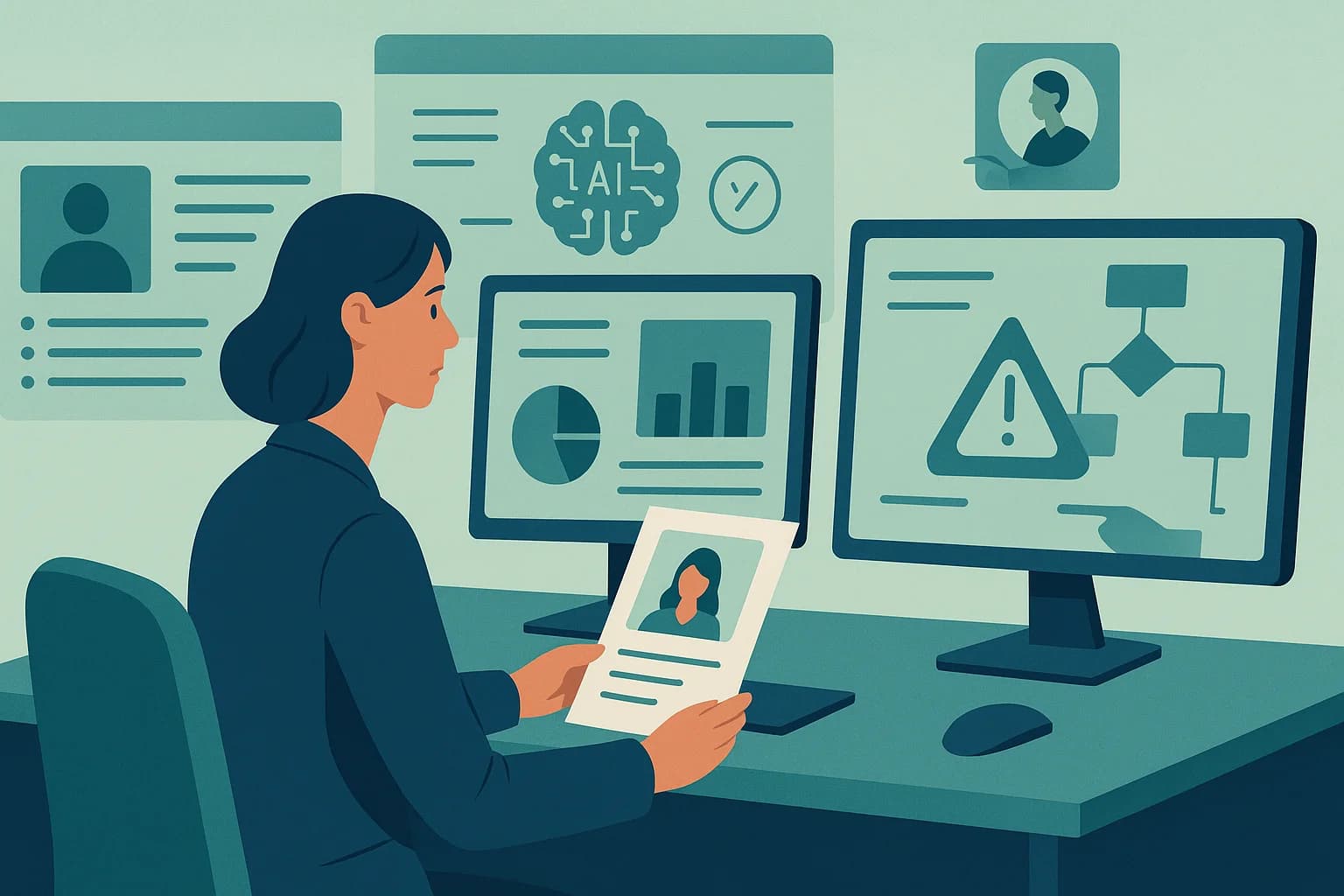 AI toezichthouder competentieprofielen - combinatie van domeinkennis, technische geletterdheid en kritisch denken