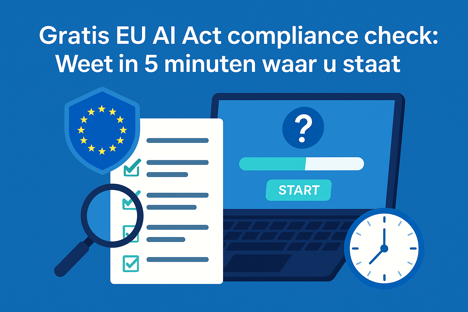 Gratis AI Act quickscan: weet in 5 minuten waar u staat